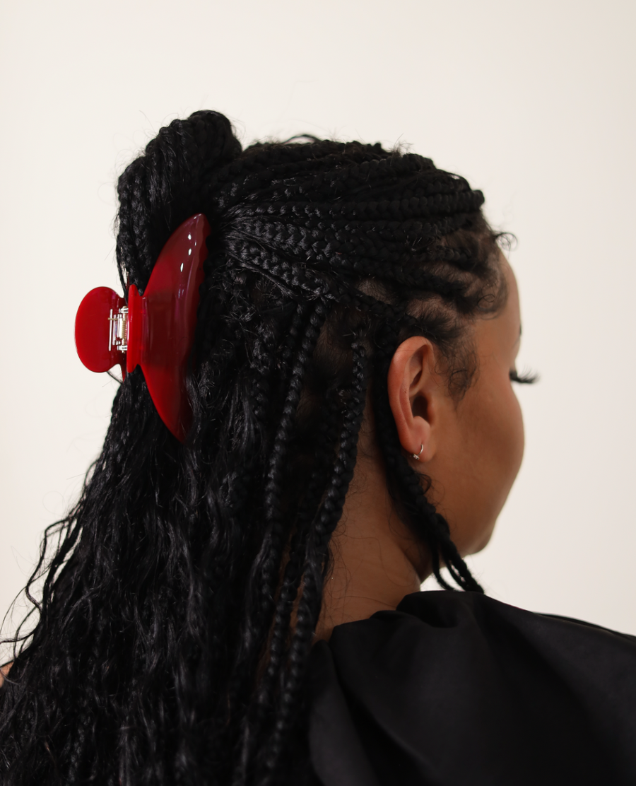 KAUI cherry red claw clip